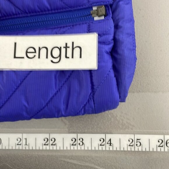 The North Face Lightweight Puffer Vest Blue Pockets Size X Small XS - Picture 17 of 17